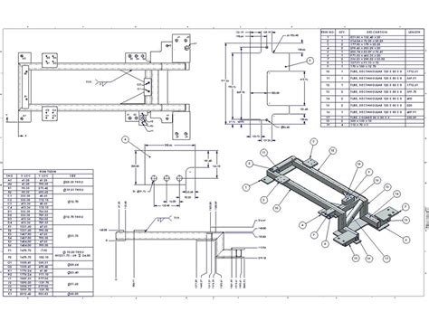 metal fab drawing types